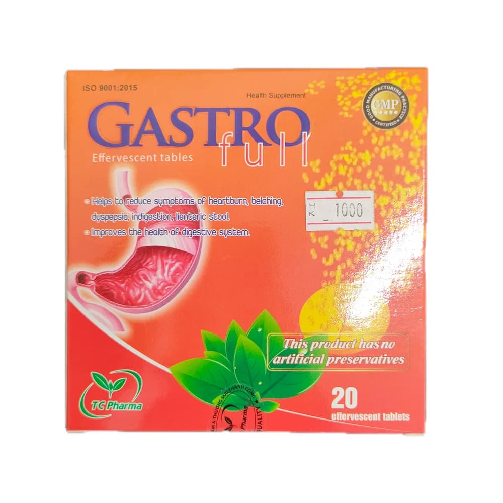 Gastro Full 20 mg / 60 mg / 10 mg