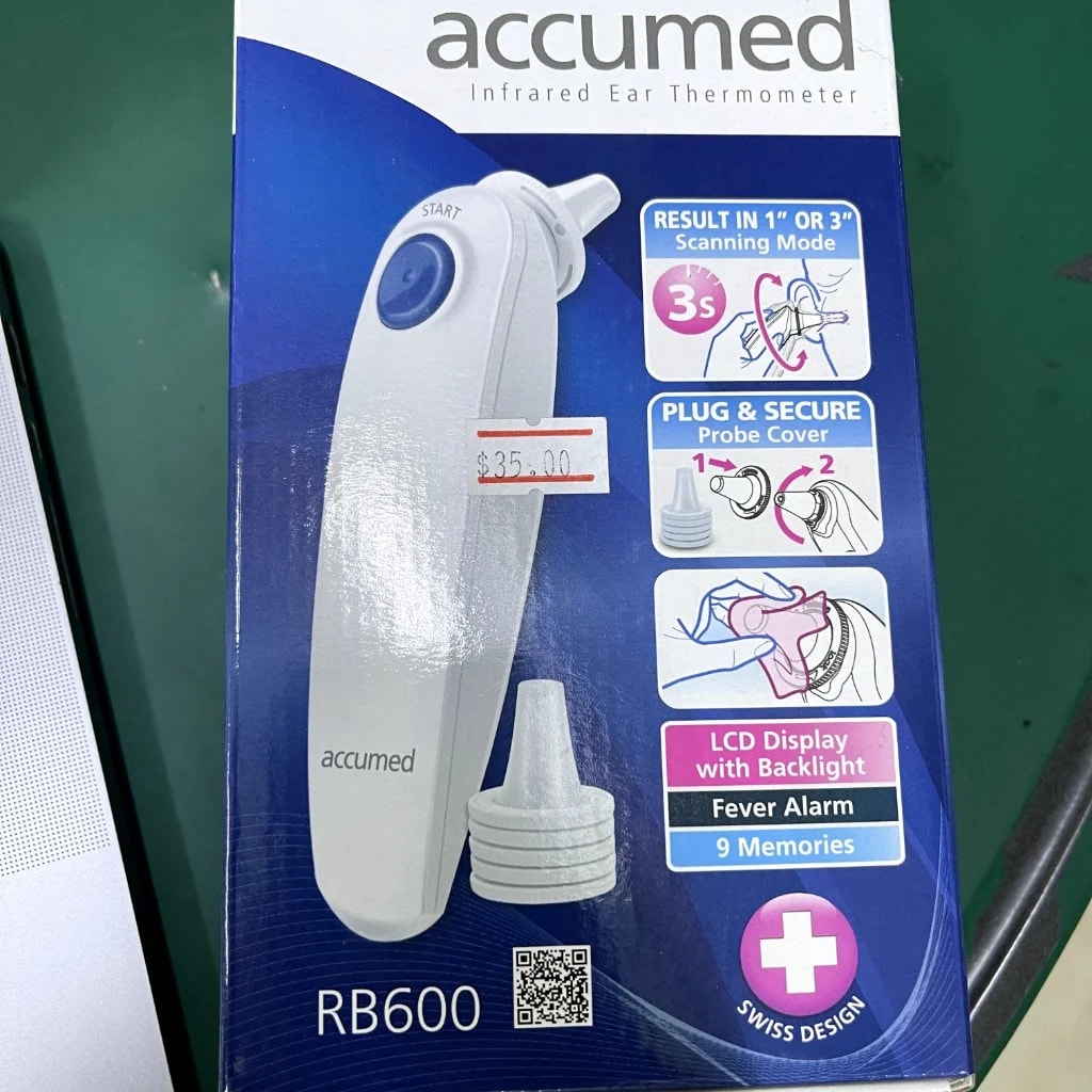 accumed Infrared Ear Thermometer RB600 Not available - Pharmacy Rotha 2