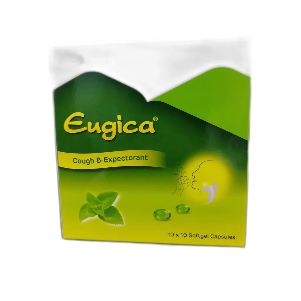 Eugica Eucalyptol 100 mg / Menthol 0.5 mg / Ginger oil 0.5 mg / Ash oil 0.18 mg - PHARMA ASSIST PHARMACY