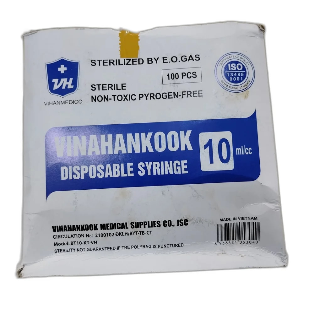 Vinahankook Disposable Syringe 10 ml - PHARMACIE LA BELLE PHARMA