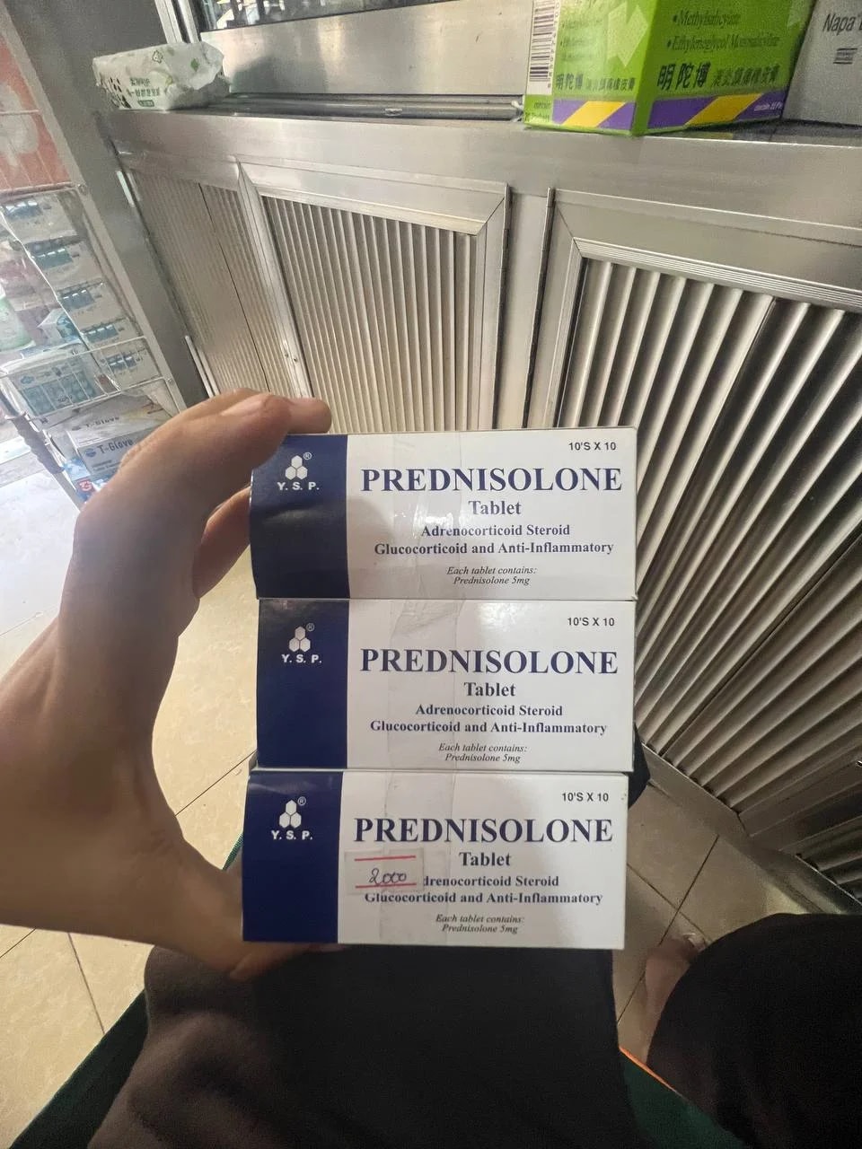 PREDNISOLONE Prednisolone 5mg Tablets, Glucocorticoid Anti-Inflammatory - MONGKUL SOKHAPHEAP PHARMACY