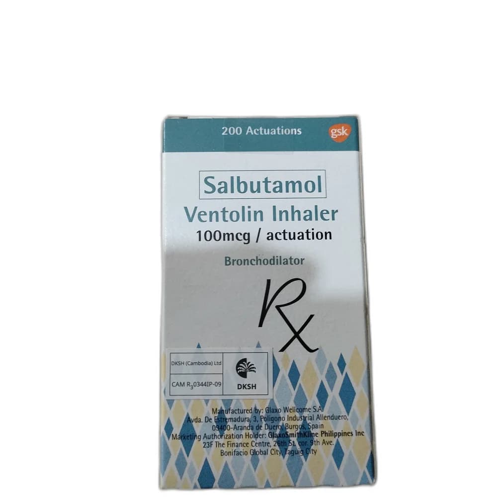 Ventolin Inhaler 100 mcg / actuation