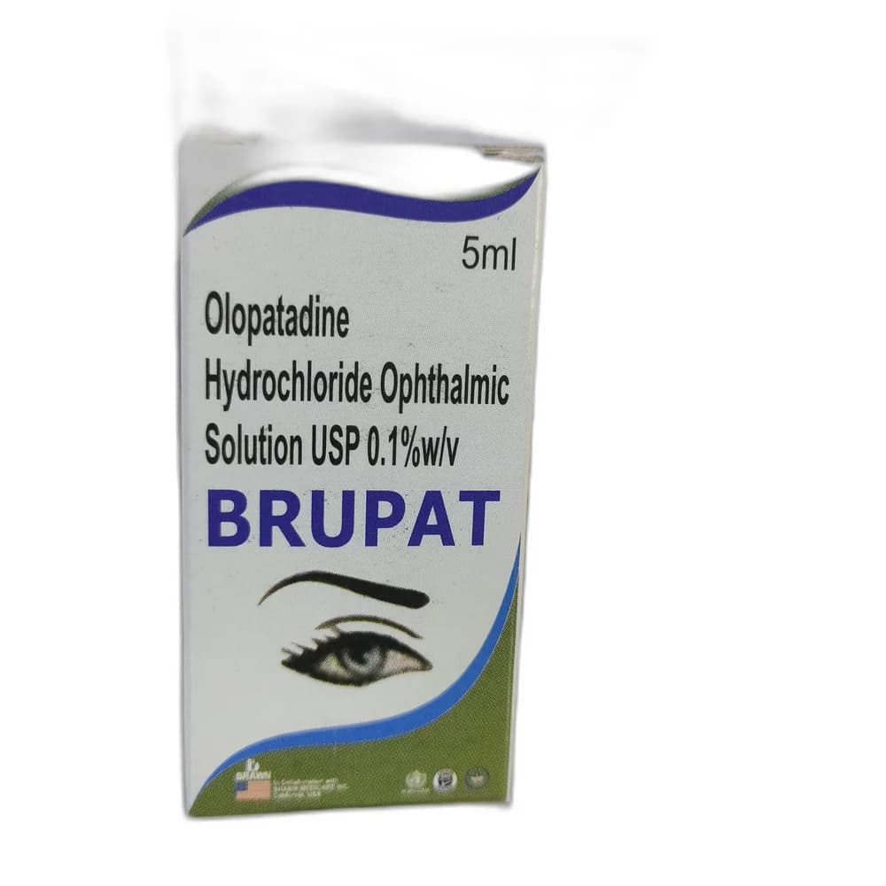 Brupat 0.1% w/v (Olopatadine Hydrochloride)
