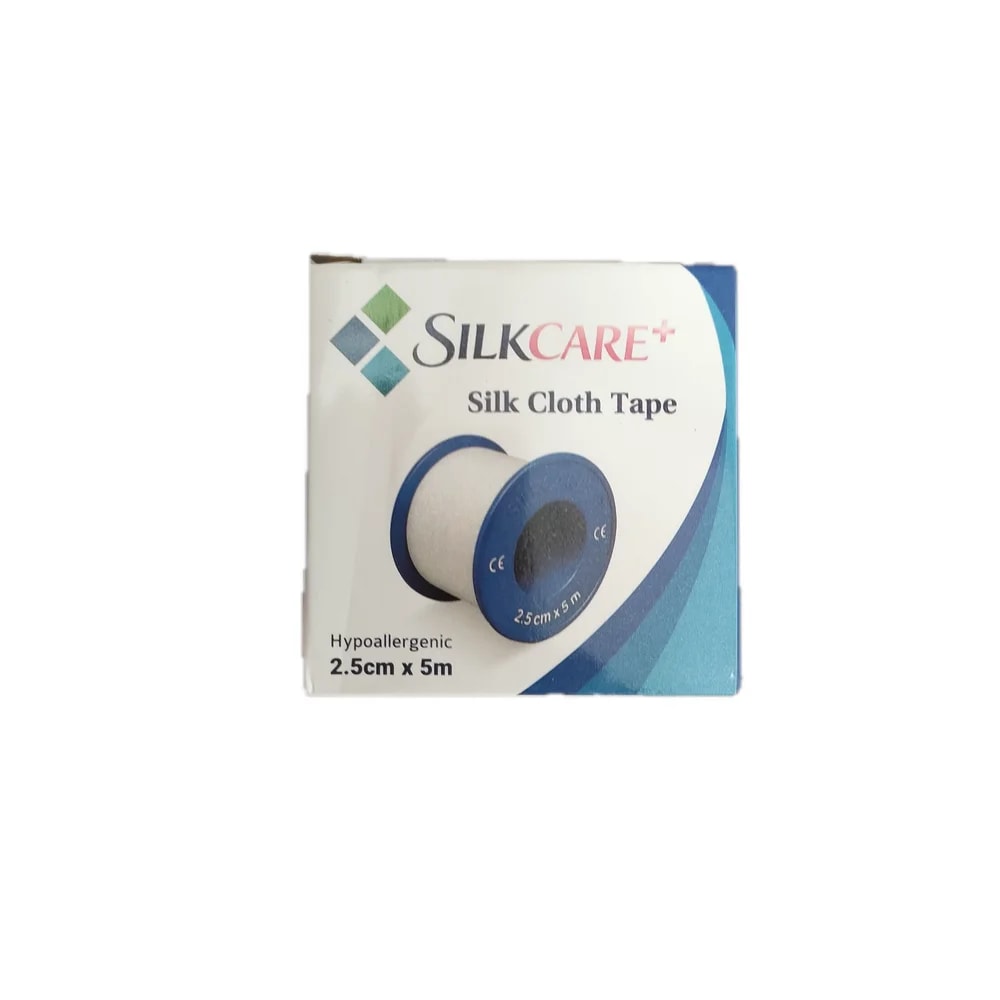 Silkcare+ Silk Cloth Tape 2.5 cm x 5 m - Preash Khan Pich I Pharmacy