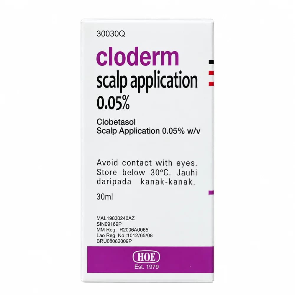Cloderm Clobetasol propionate 0.05% w/v