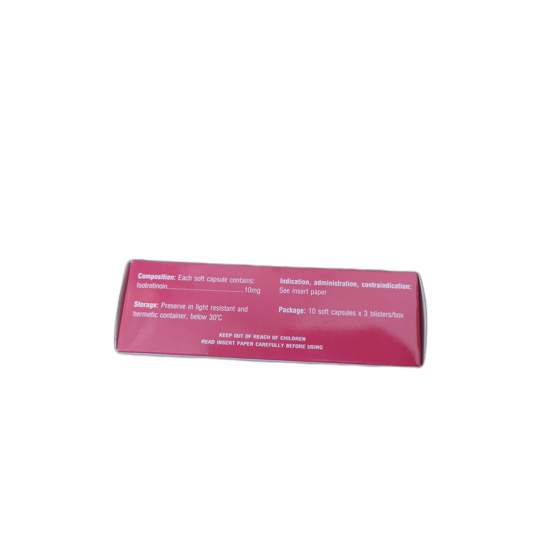 Mesoteen Isotretinoin 10mg 10 mg