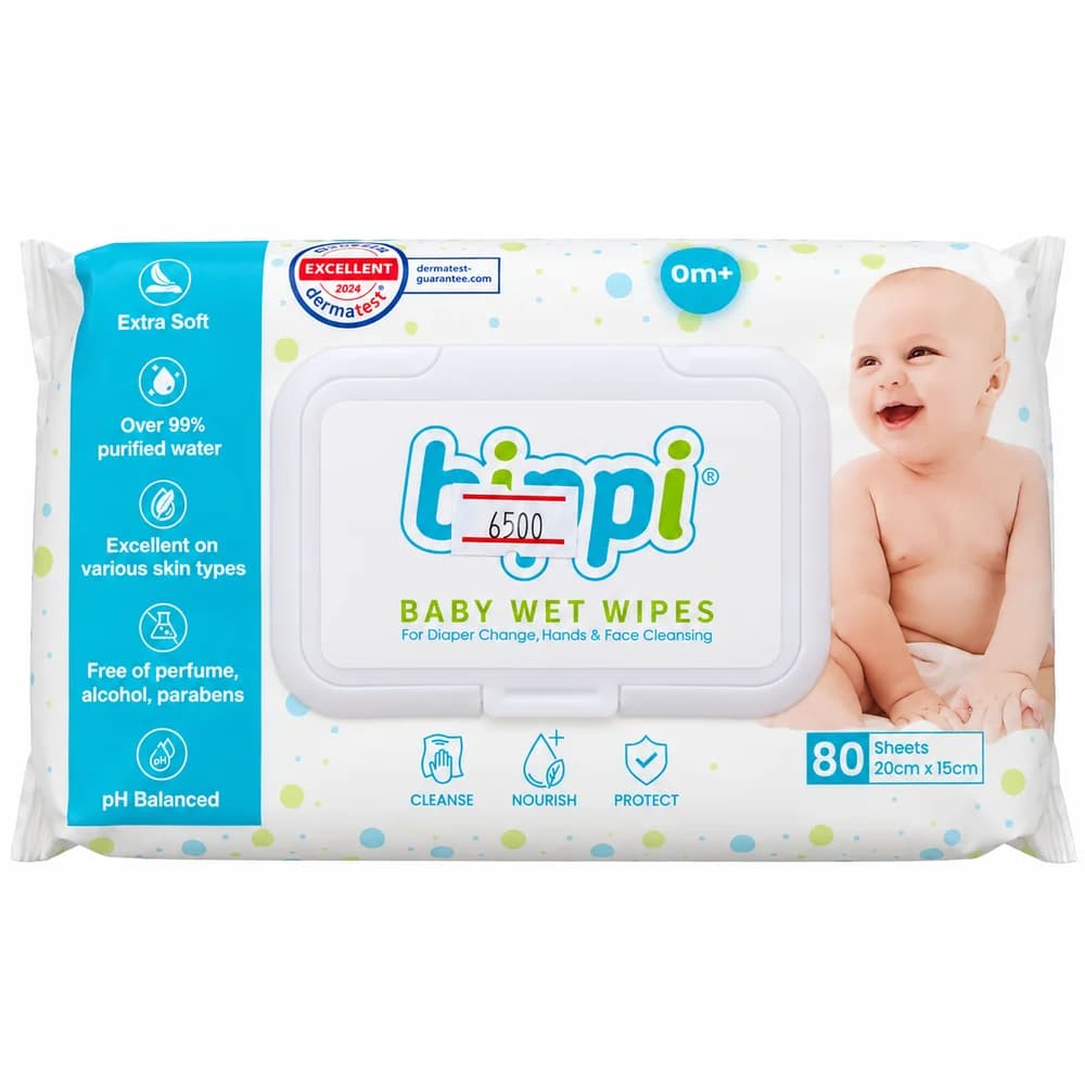 Bippi Baby Wet Wipes 80 sheets