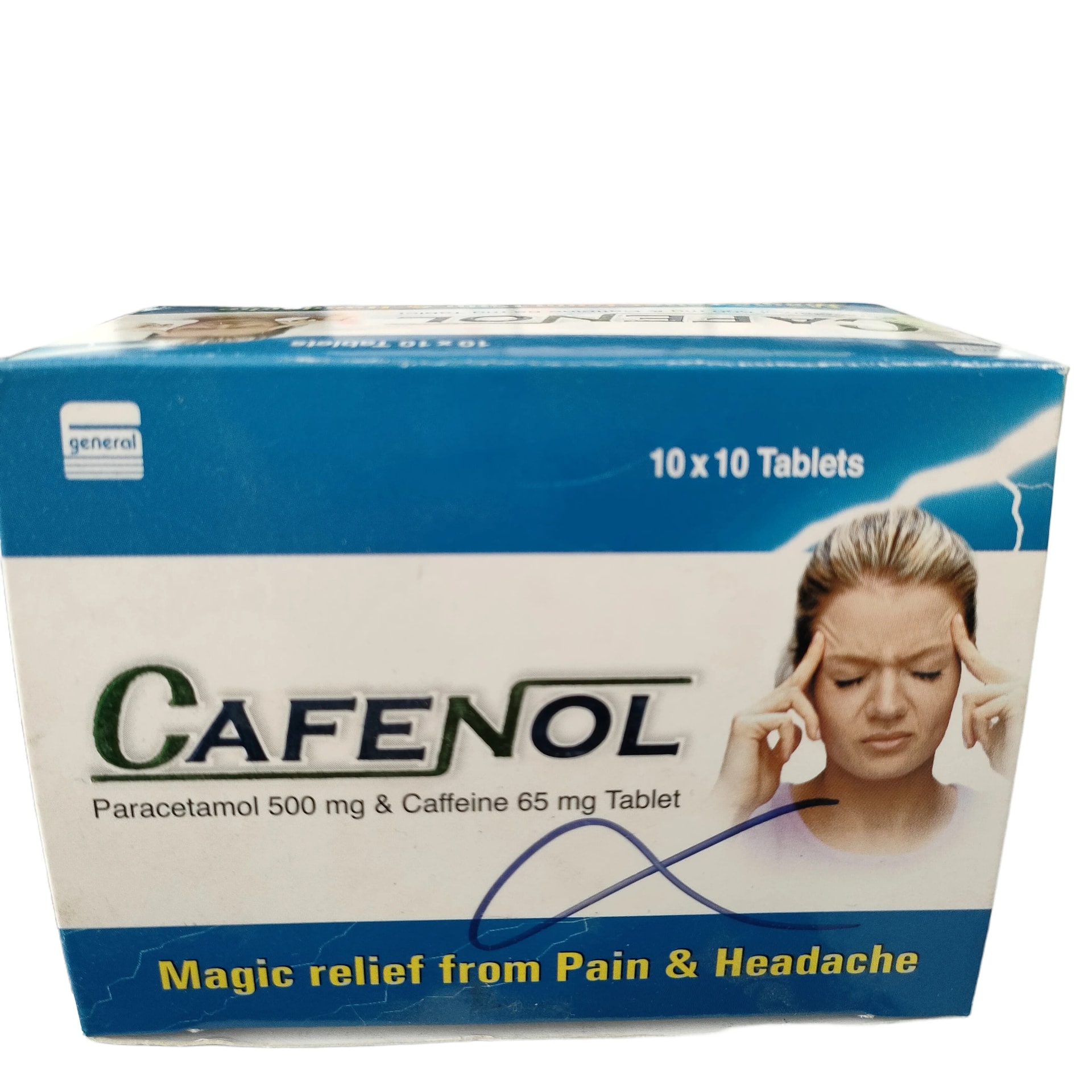 Cafenol Paracetamol 500mg + Caffeine 65mg - PHARMACY PONLEU AOSOT