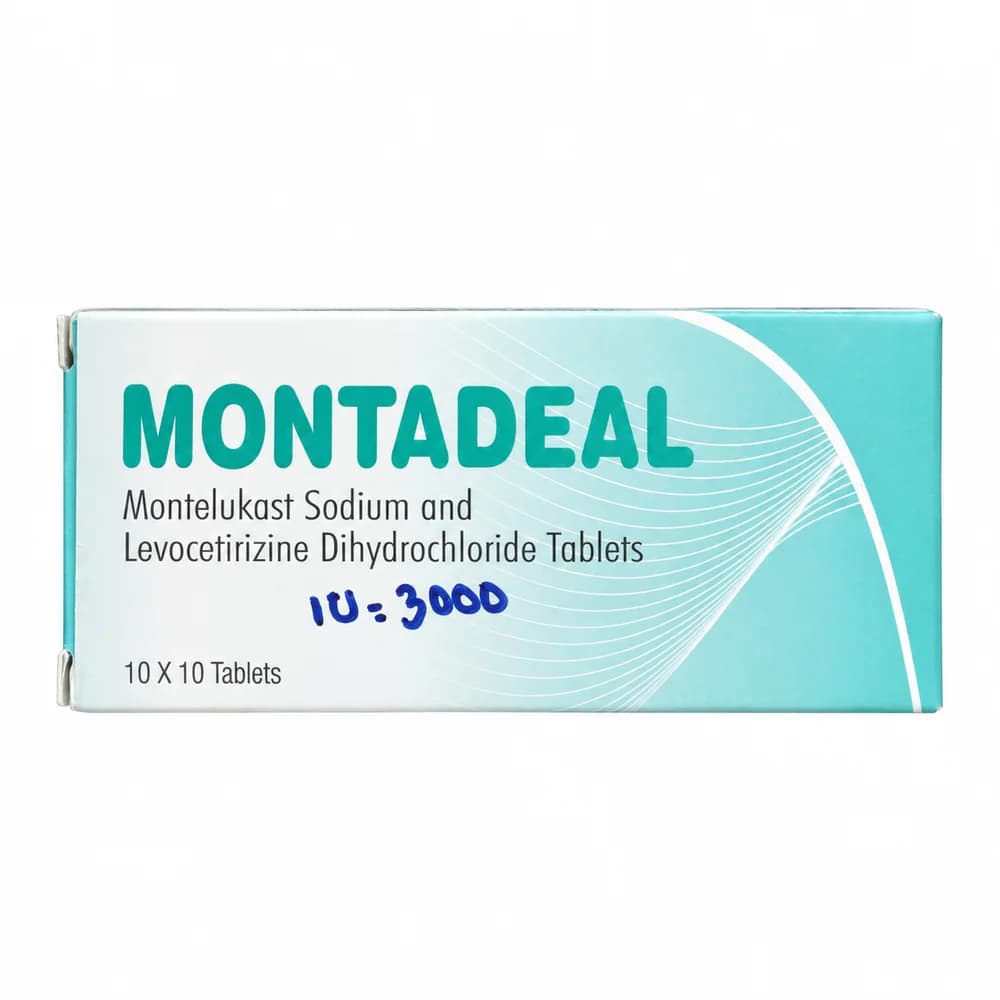 Montadeal Montelukast sodium 10 mg / Levocetirizine dihydrochloride 5 mg