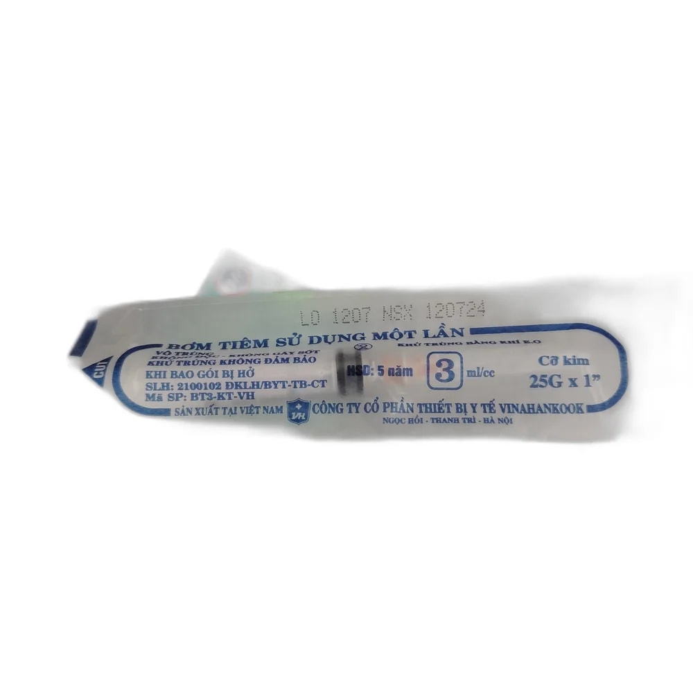 Vinahankook Disposable Syringe 3 mL Not available - PHARMA ASSIST PHARMACY