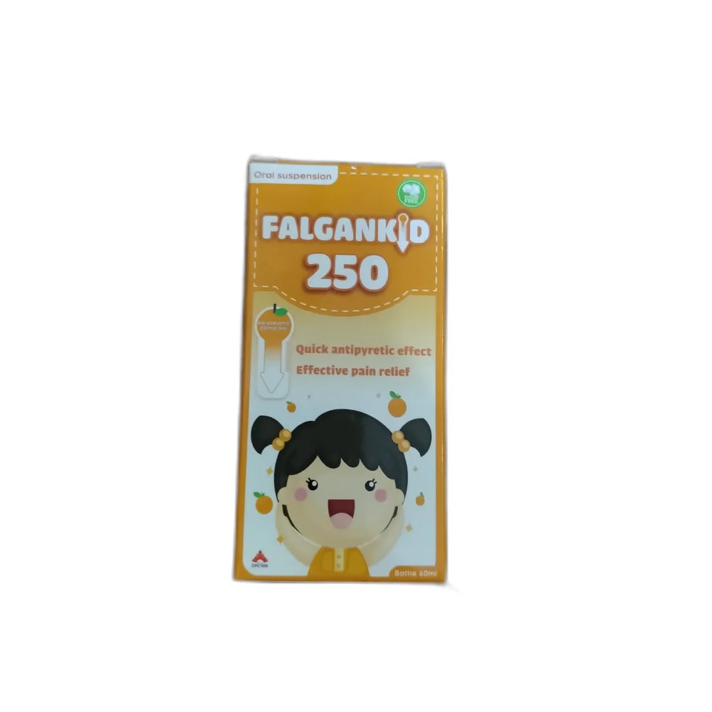 Falgankid 250 250 mg per 5 mL oral suspension (sugar-free; 60 mL bottle) - PHARMA ASSIST PHARMACY