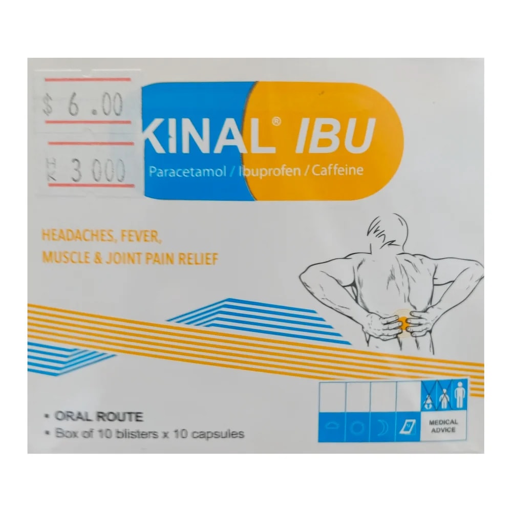 Kinal IBU 325 mg / 200 mg / 30 mg - Morhachun Pharmacies
