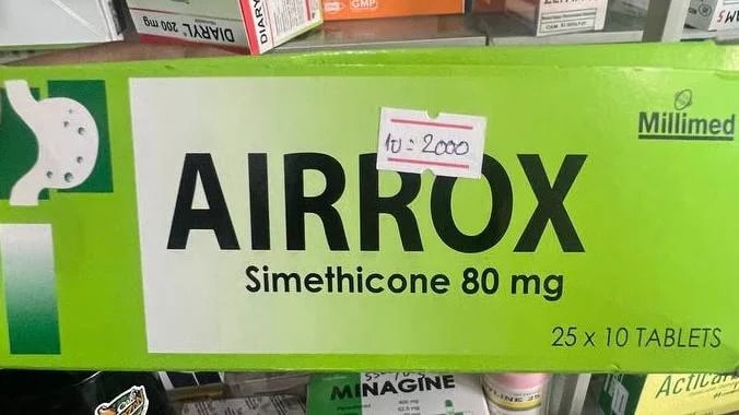 Airrox Simethicone 80mg - α±ααααααΆα ααααΈαααα‘αΆαα