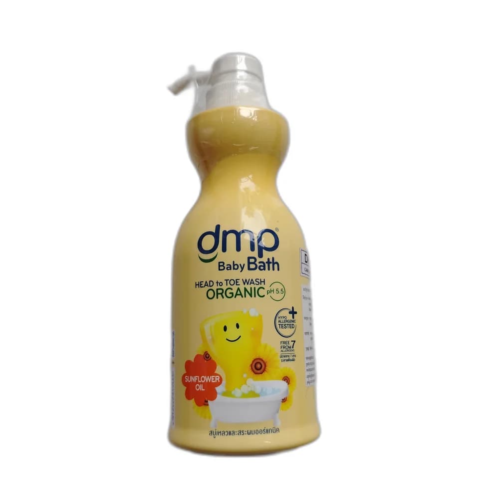 dmp Baby Bath Head to Toe Wash Sunflower Oil Sunflower Oil 480 mL