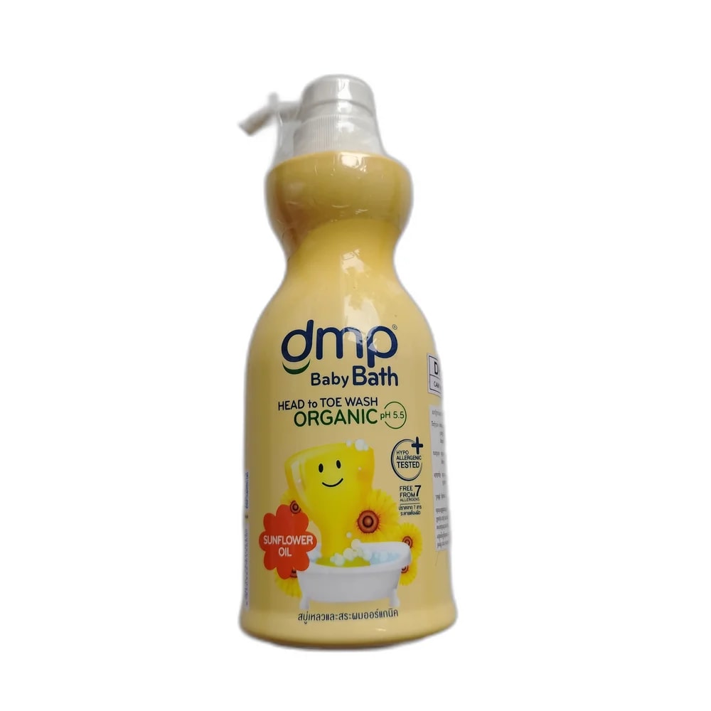 dmp Baby Bath Head to Toe Wash Sunflower Oil Sunflower Oil 480 mL - PHARMACIE RATANAK