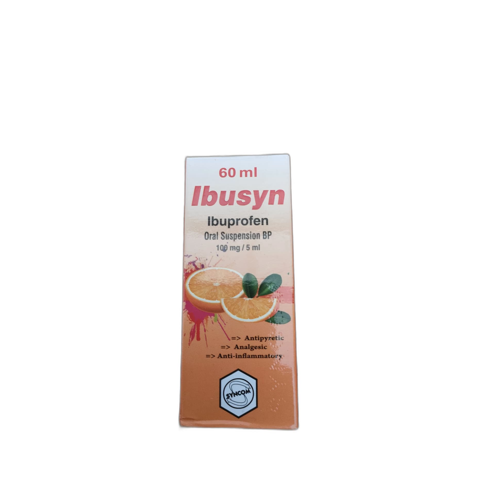 Ibusyn Ibuprofen Oral Suspension 100 mg/5 ml