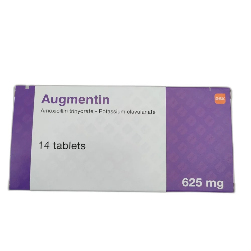 Augmentin 625 mg Tablets 500 mg / 125 mg - SUKHA PHARMACY