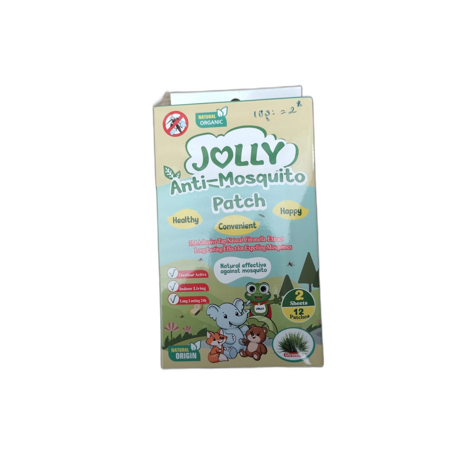 Jolly Anti-Mosquito Patch 2 sheets x 12 patches - PHARMARCY DARA RAKSMEY KOK CHAMBOK