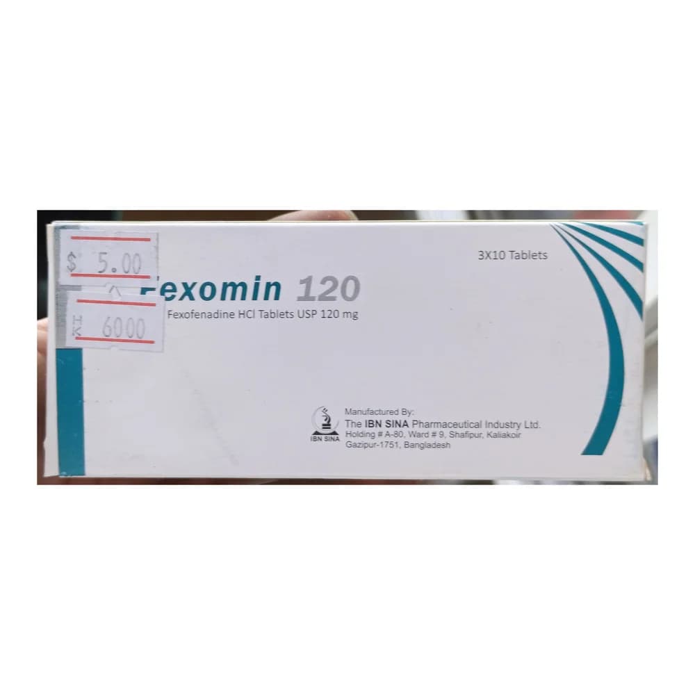 Fexomin 120 mg