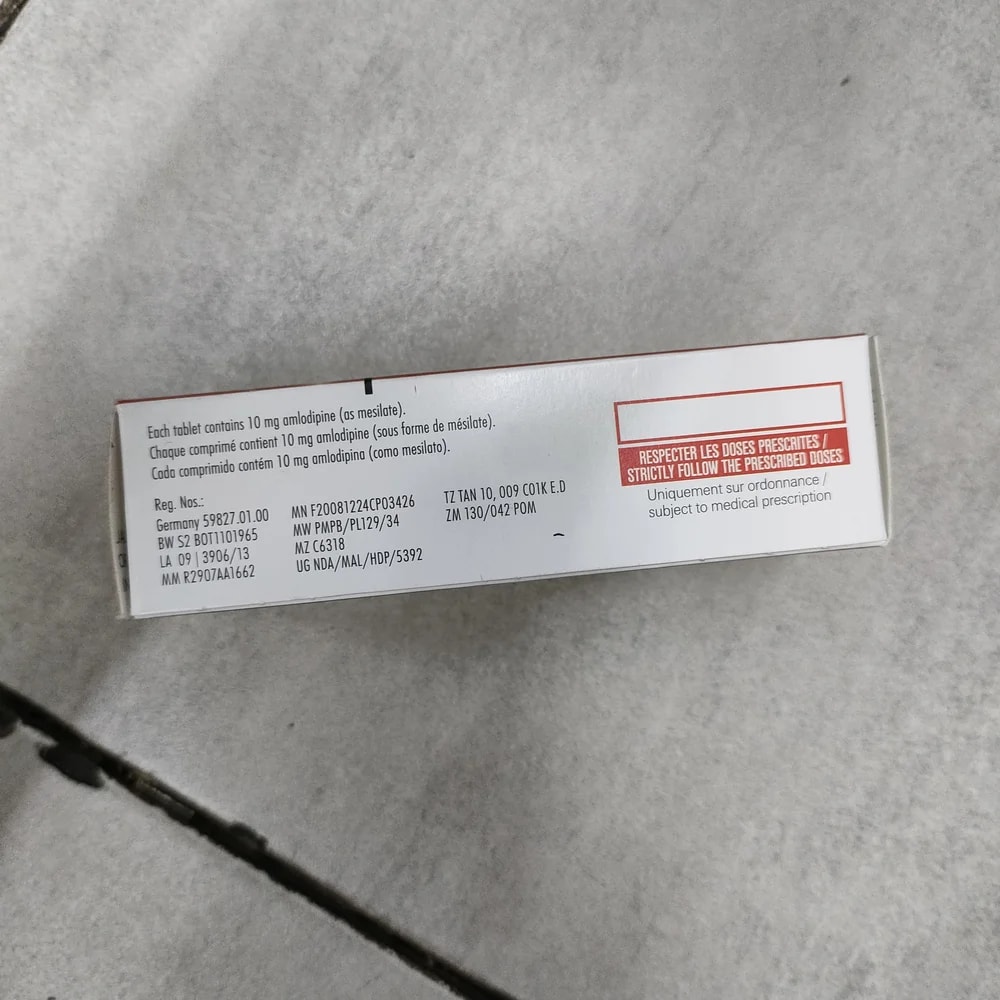 Amlo-Denk 10 10 mg - Depot De Pharmacie "A" Kim Houy