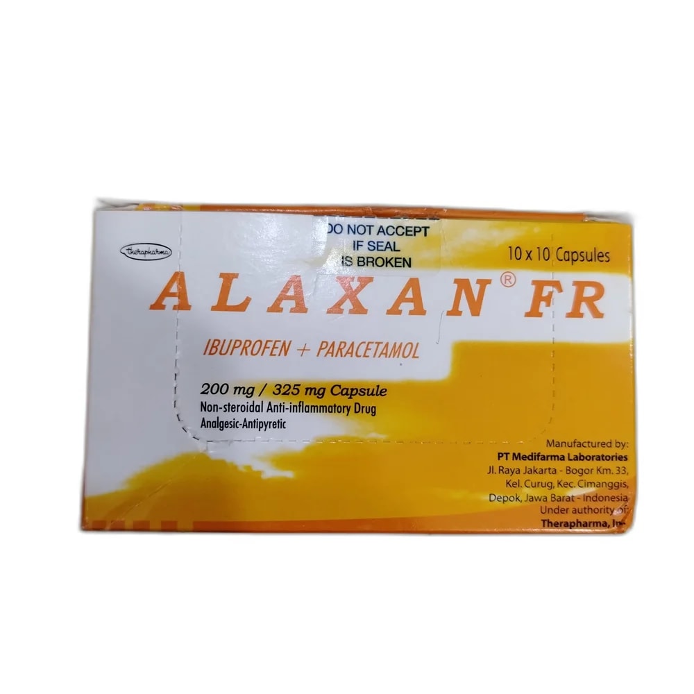 Alaxan FR 200 mg / 325 mg - PHARMACIE LA BELLE PHARMA