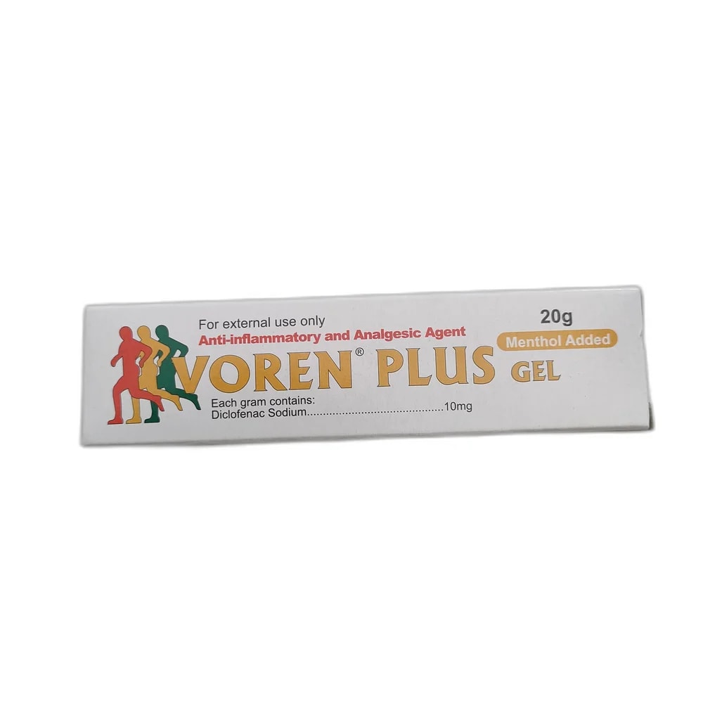 Voren Plus Diclofenac sodium 10 mg per gram (1% w/w), menthol added - PHARMACIE PUNLEU SOKPHEAP II