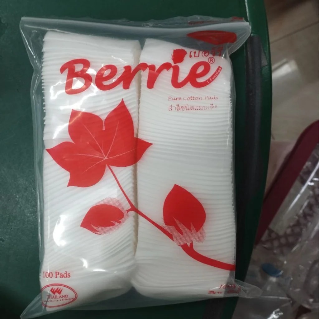 Berrie Pure pad contton 100pads - Pharmacy Rotha 2