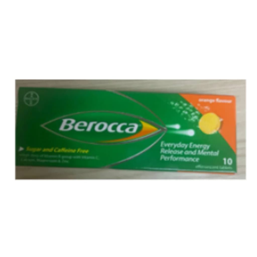 Berocca Effervescent (Vitamin B-Complex) Not available