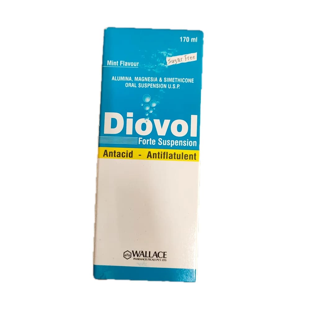 Diovol Forte 300 mg / 250 mg / 40 mg per 5 ml
