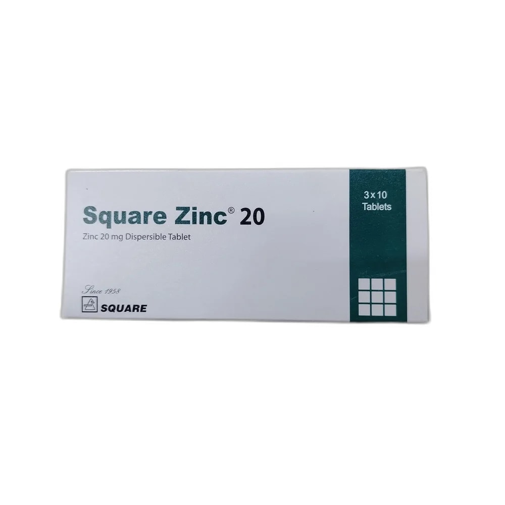 Square Zinc 20 mg - PHARMACIE LA BELLE PHARMA