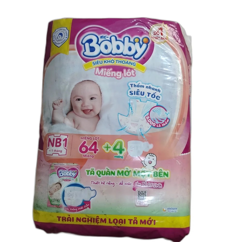 Bobby NB1 (64+4 pcs) NB1 (< 1 month) - PONLEU DOUNG DARA PHARMACY