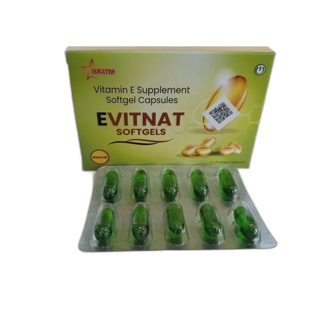 Evitnat Vitamin E 400 mg per softgel capsule