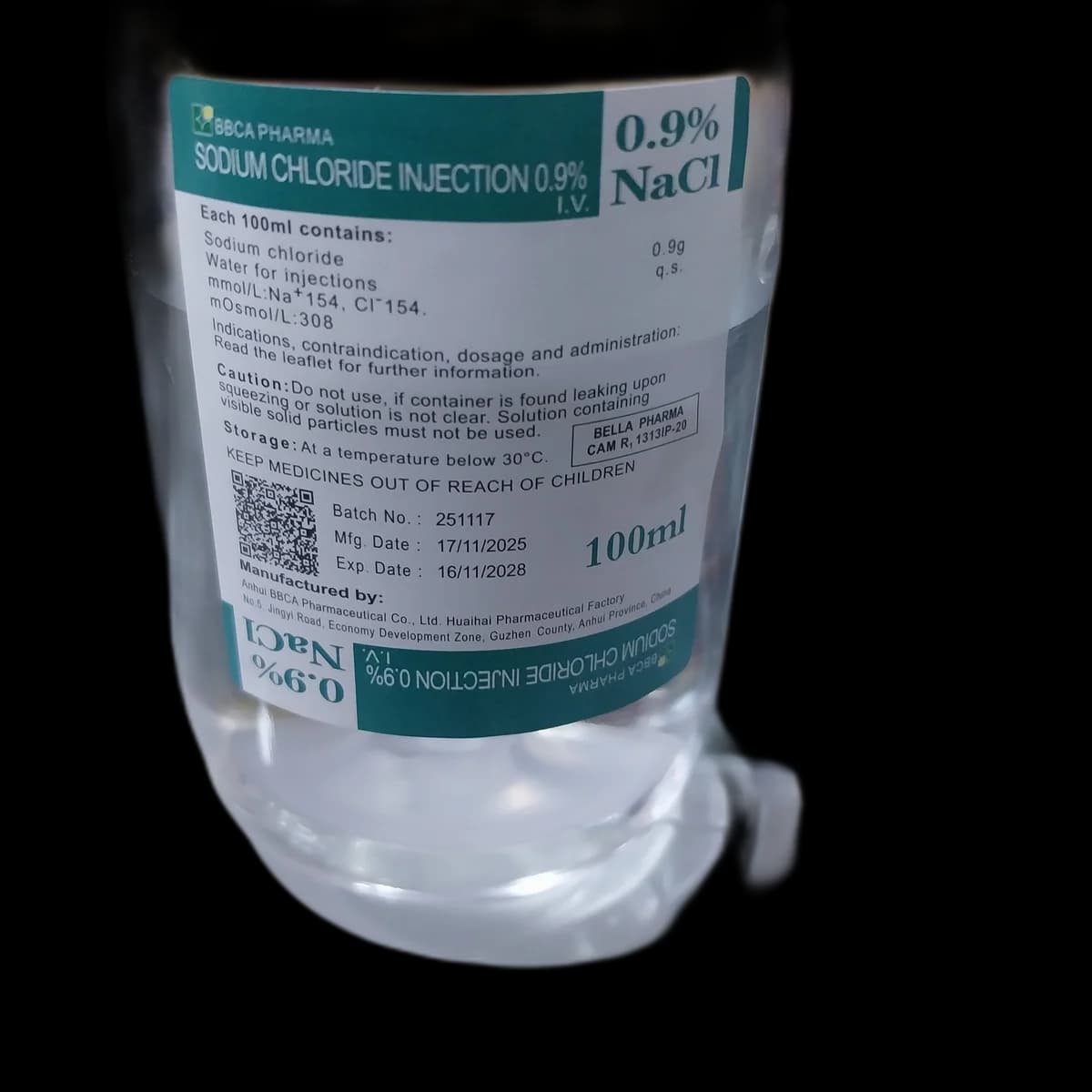 0.9% Sodium Chloride Injection 500ml 500ml