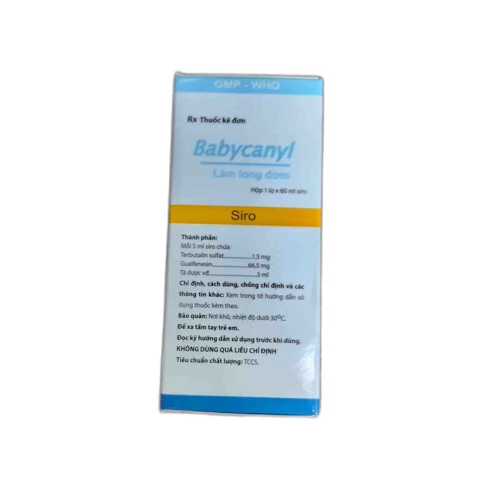 Babycanyl Expectorant 1.5 mg / 66.5 mg per 5 ml