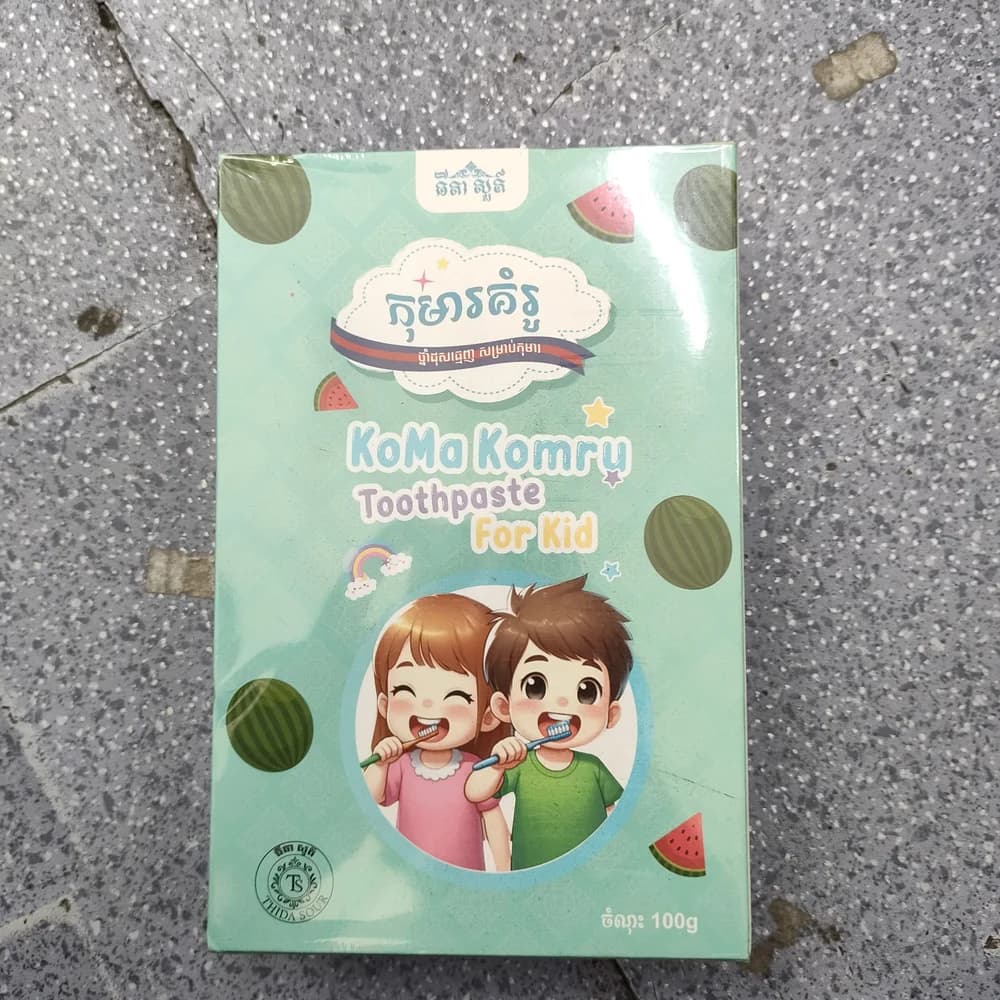 KoMa Komru Toothpaste For Kid 100 g per tube