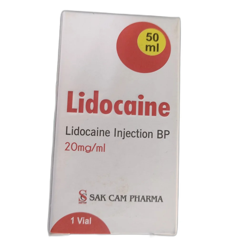 Lidocaine 20mg/ml; 50ml multi dose vial - PHARMACIE PORNLEU PICH