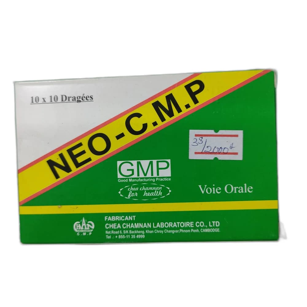 NEO-C.M.P 100 mg / 50 mg / 5 mg per tablet