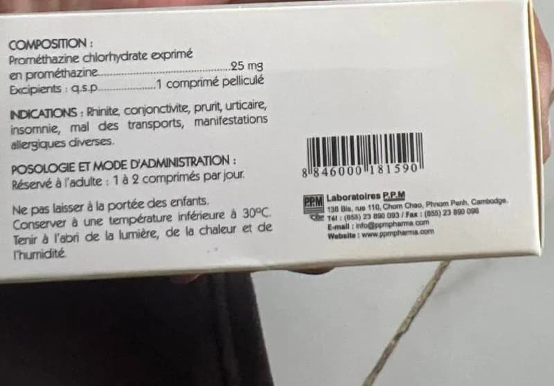Promethazine 25mg