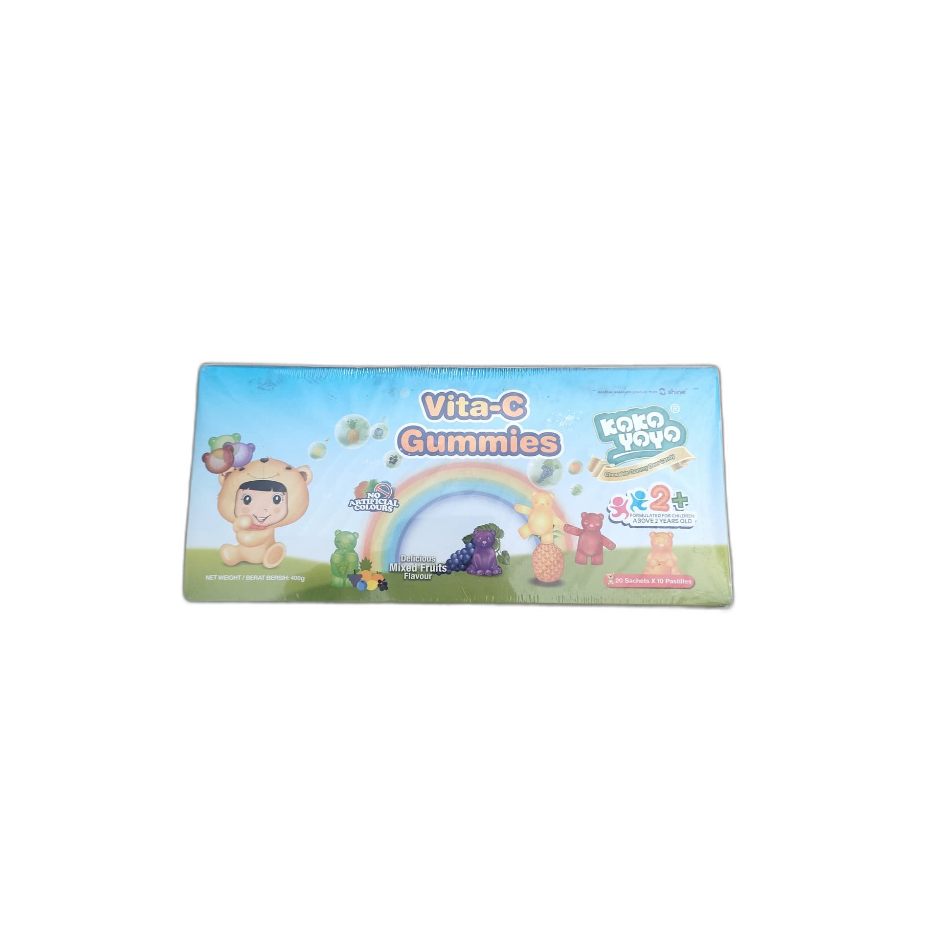 Koko Yoyo Vita-C Gummies per package