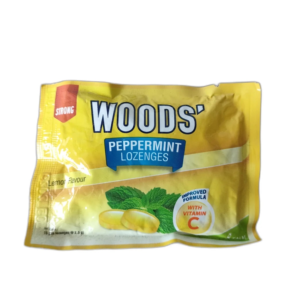 Woods' Peppermint Lozenges Lemon Flavour Not available - SUKHA PHARMACY