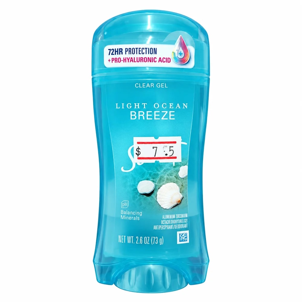 Secret Light Ocean Breeze Clear Gel Antiperspirant & Deodorant (2.6 oz / 73g) 73 g - Pharmacy Krech hong