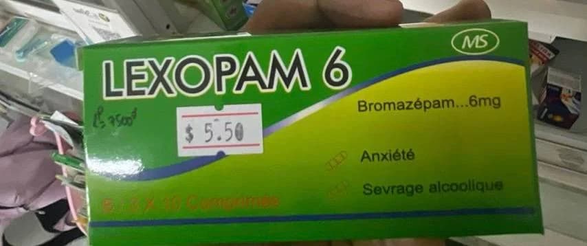 LEXOPAM 6 Bromazepam 6mg