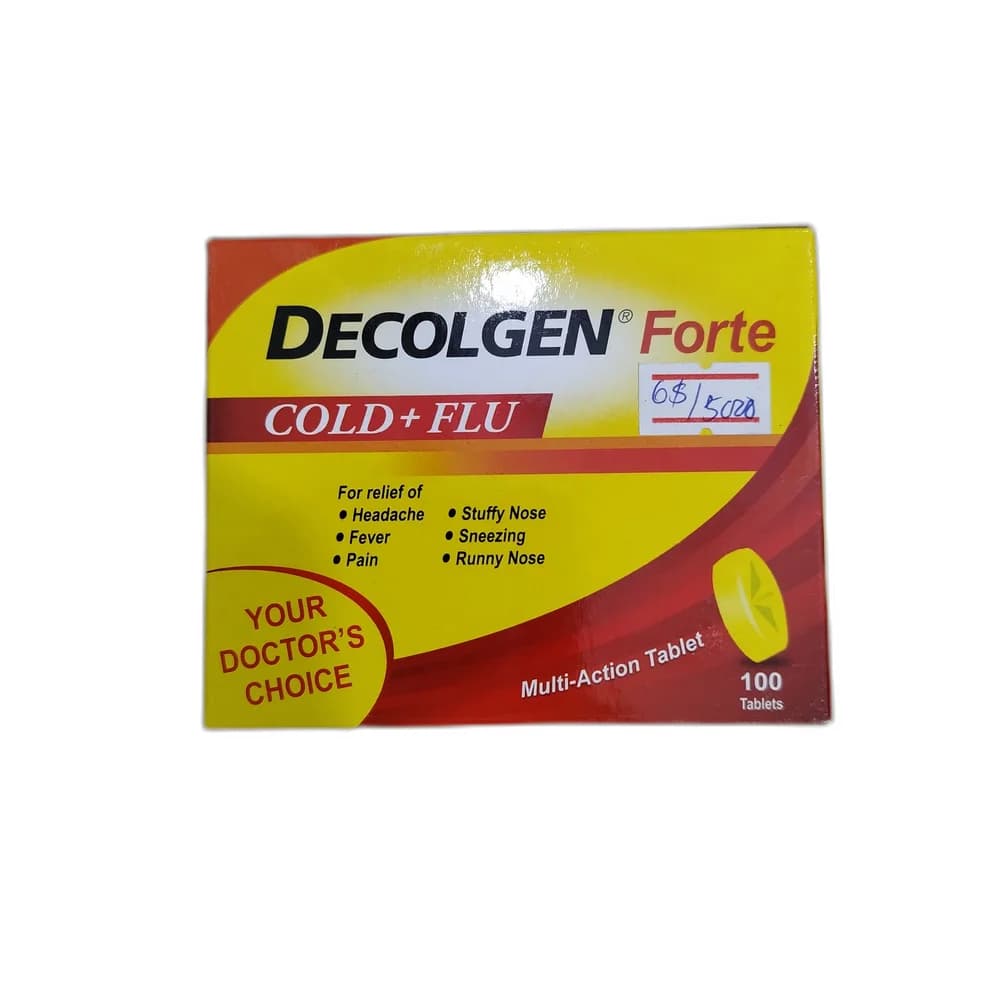 Decolgen Forte 500 mg / 25 mg / 2 mg