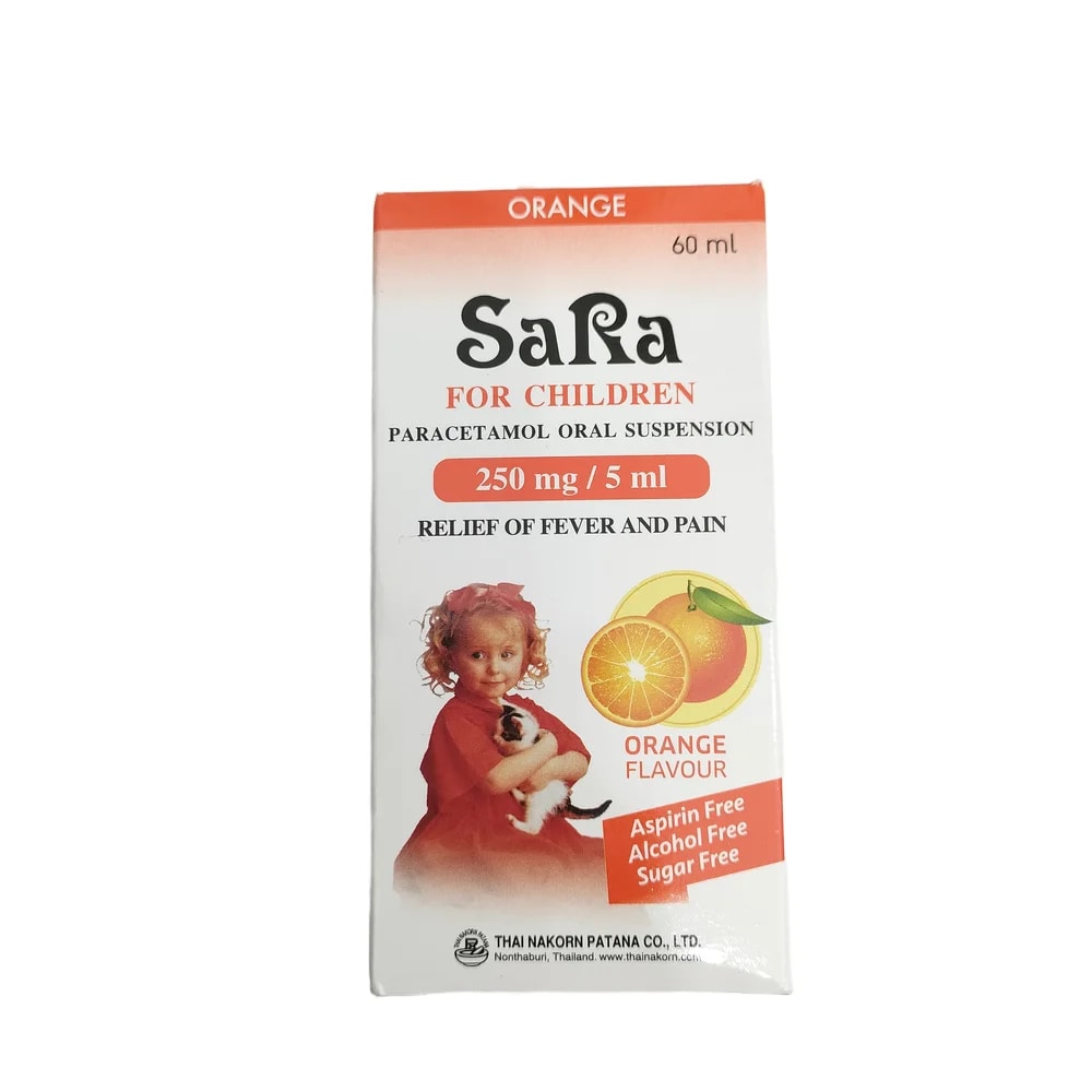 SaRa 250 mg / 5 mL - PHARMACY PONLEU AOSOT