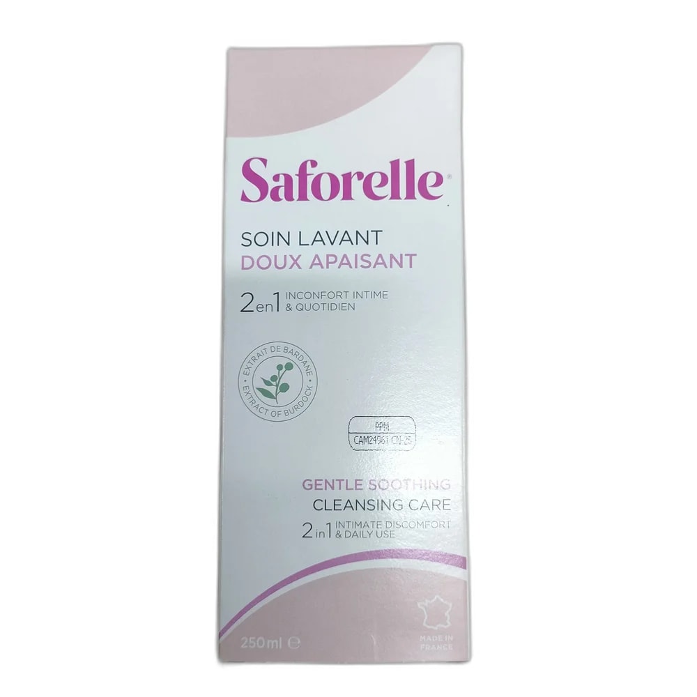 Saforelle Gentle Soothing Cleansing Care 250 mL - Depot de Pharmacie B Rotha