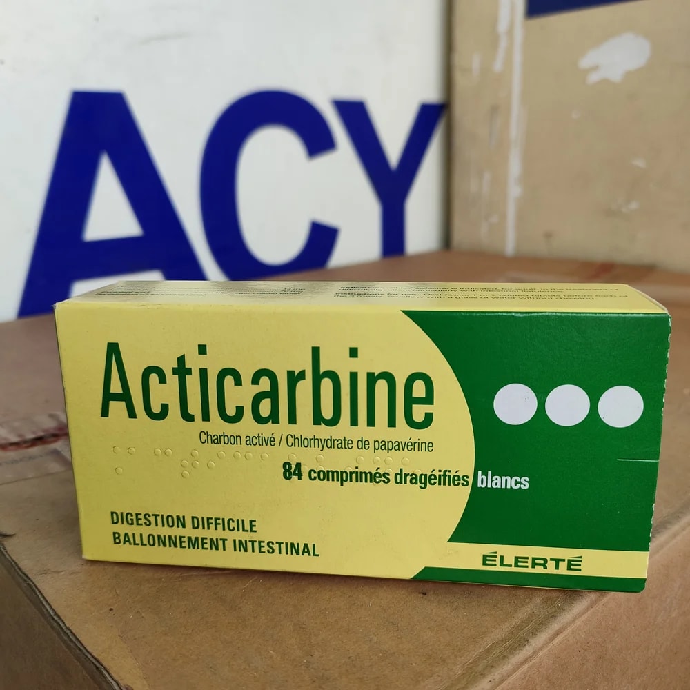Acticarbine Activated charcoal 70 mg / Papaverine HCl 14 mg - LEAN LEAN PHARMACY
