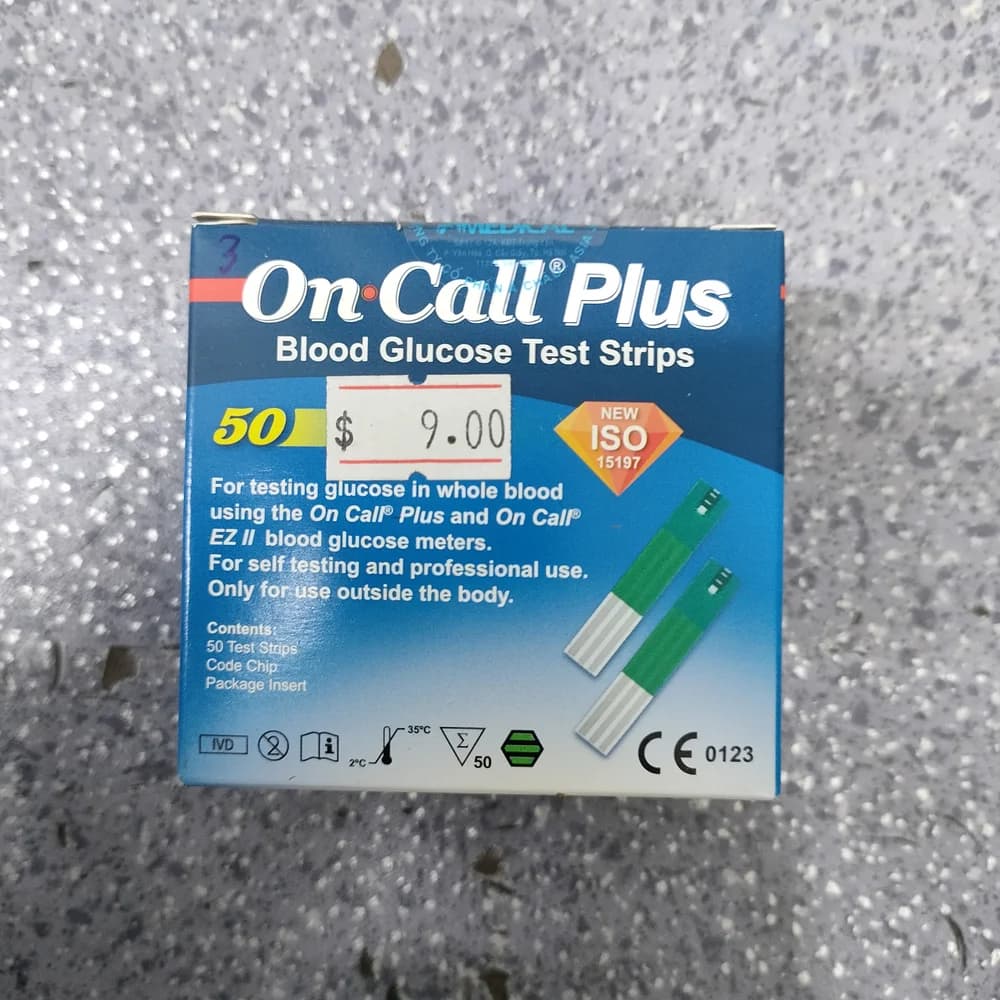 On Call Plus Blood Glucose Test Strips (50) Not available