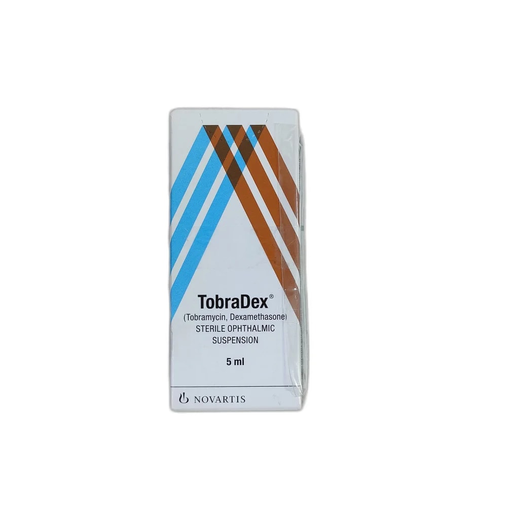TobraDex Tobramycin 3 mg/mL + Dexamethasone 1 mg/mL - Depot de Pharmacie B Rotha