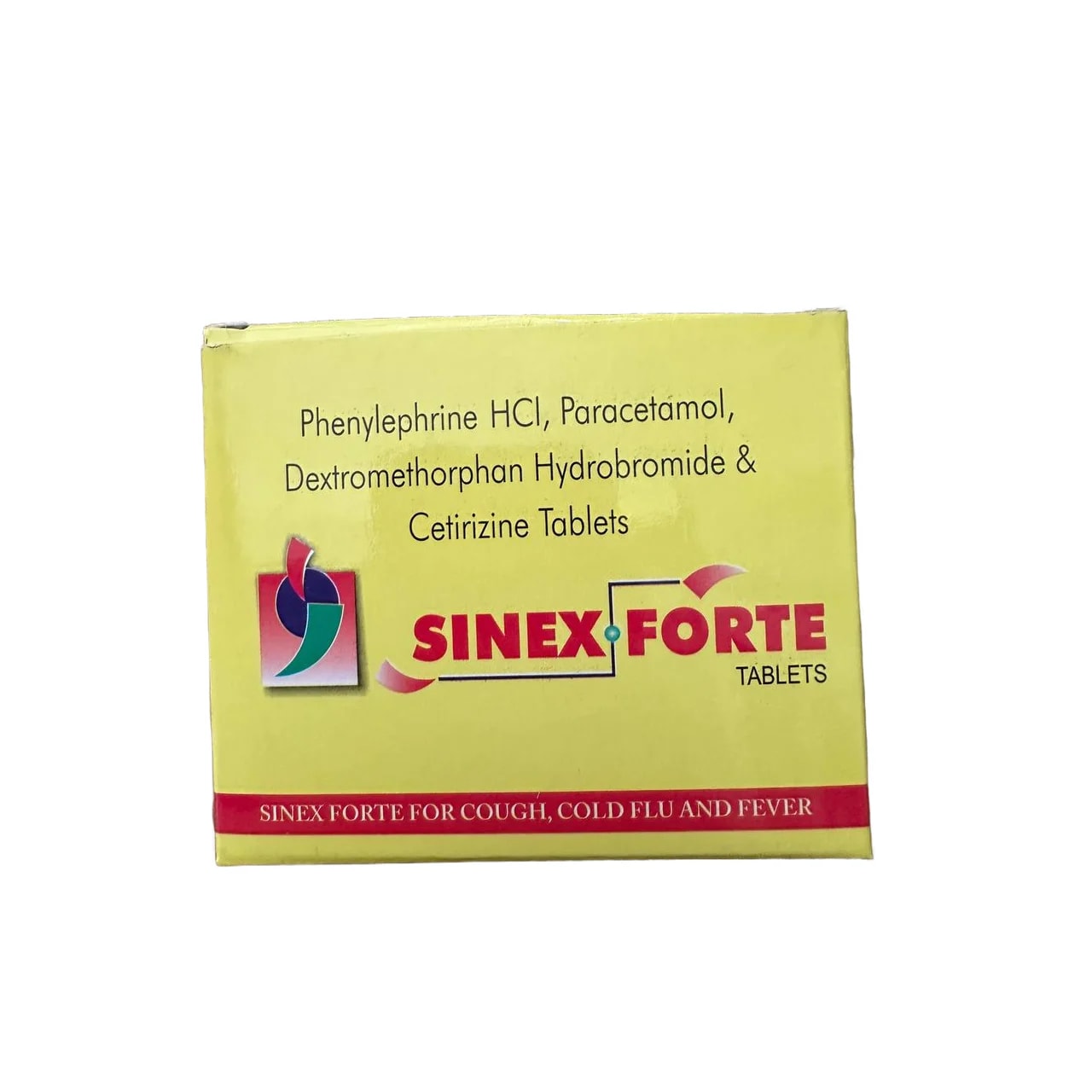 Sinex Forte Phenylephrine HCl 5 mg + Paracetamol 500 mg + Dextromethorphan Hydrobromide 10 mg + Cetirizine Dihydrochloride 5 mg - α±ααααααΆα αααααΆααααααΉα