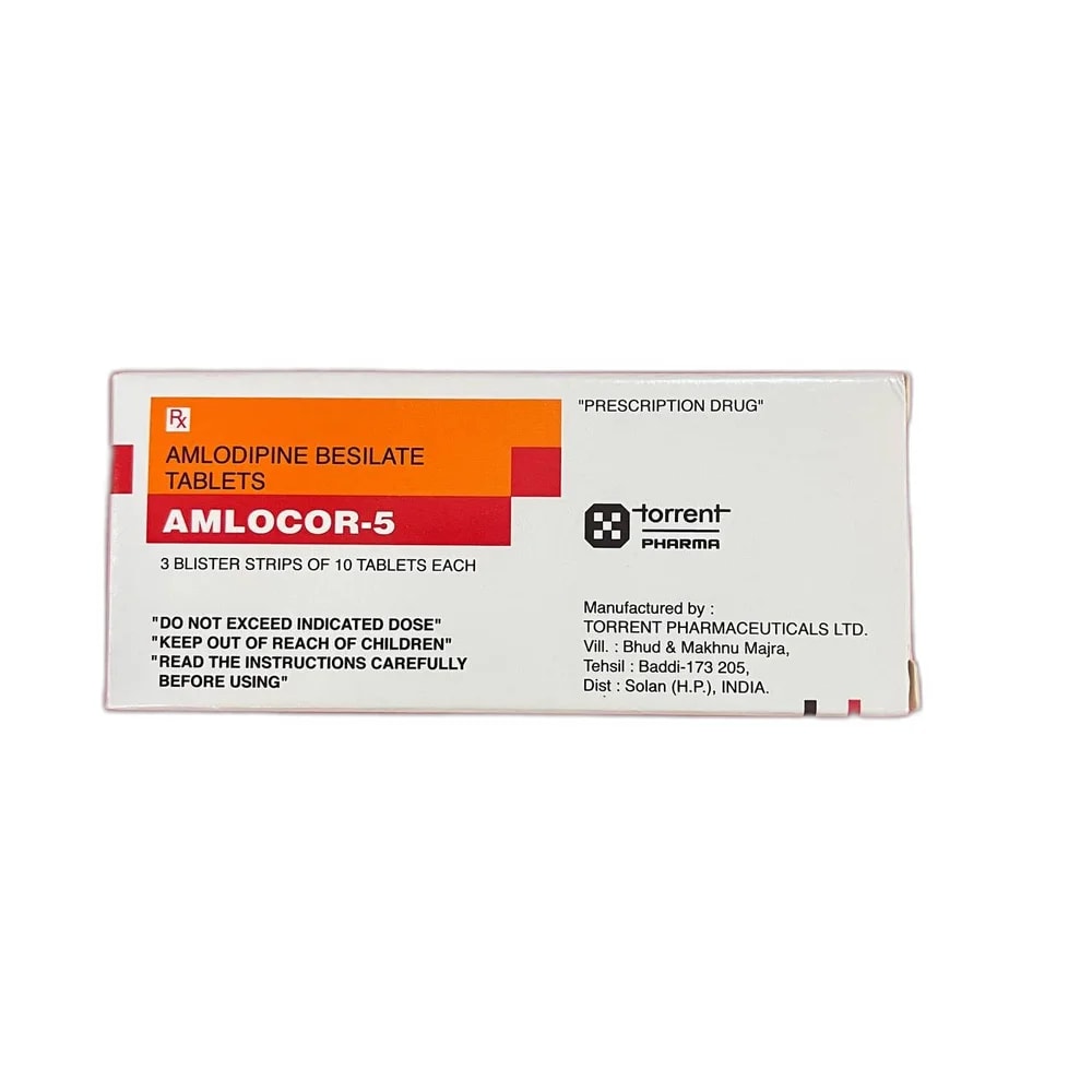 Amlocor 5 mg - Pharmarcy Tareach